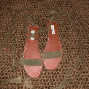 Steve Madden Olive Green Gladiator Sandal